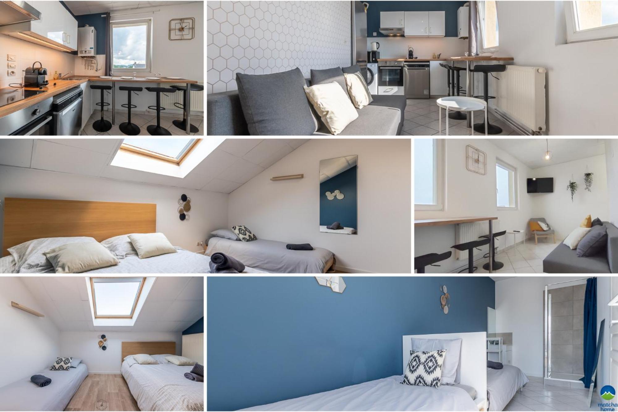 3 Appts - 3 A 7 Lits - Parfait 6 A 10 Pers - Max 26 Pers - 1 Immeuble - Convivialite, Rentabilite ------ English - 3 Apts - 3 To 7 Beds - Ideal For 6 To 10 Guests - Up To 26 - Same Building - Friendly, Flexible Hettange-Grande Exterior foto